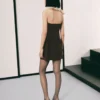 Robe évasée sans bretelles Robe évasée sans bretelles