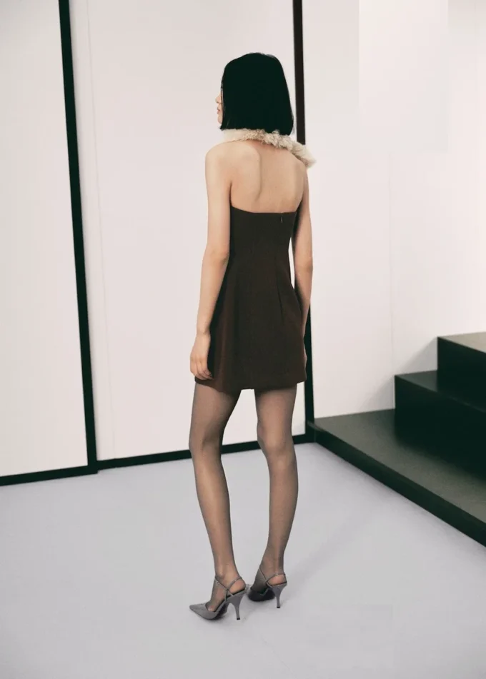 Robe évasée sans bretelles Robe évasée sans bretelles