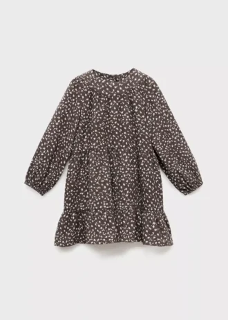 Robe à volants et à fleurs Robe à volants et à fleurs