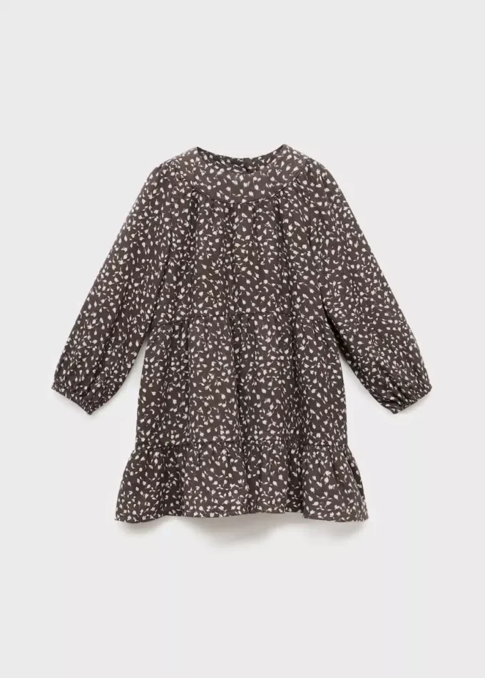 Robe à volants et à fleurs Robe à volants et à fleurs
