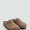 Sabots en cuir avec boucle