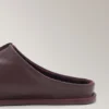 Sabots en cuir avec détails cousus Sabots en cuir avec détails cousus