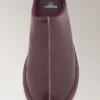 Sabots en cuir avec détails cousus Sabots en cuir avec détails cousus