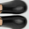 Sabots à talons en cuir