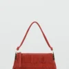 Sac à bandoulière en cuir avec franges Sac à bandoulière en cuir avec franges