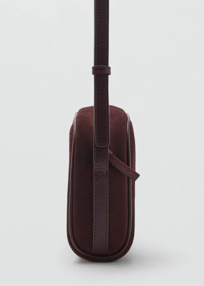 Sac à bandoulière en cuir suédé Sac à bandoulière en cuir suédé