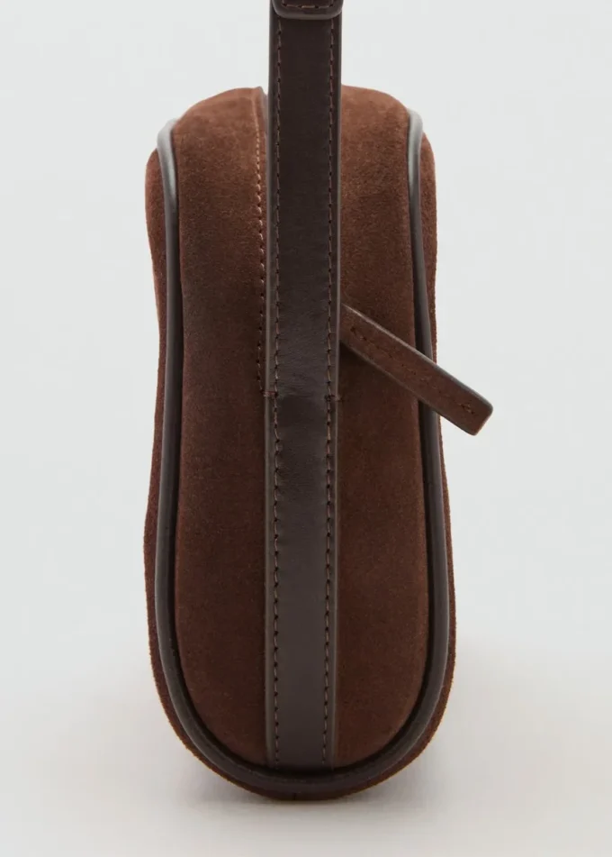 Sac à bandoulière en cuir suédé Sac à bandoulière en cuir suédé