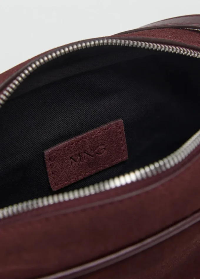 Sac à bandoulière en cuir suédé Sac à bandoulière en cuir suédé