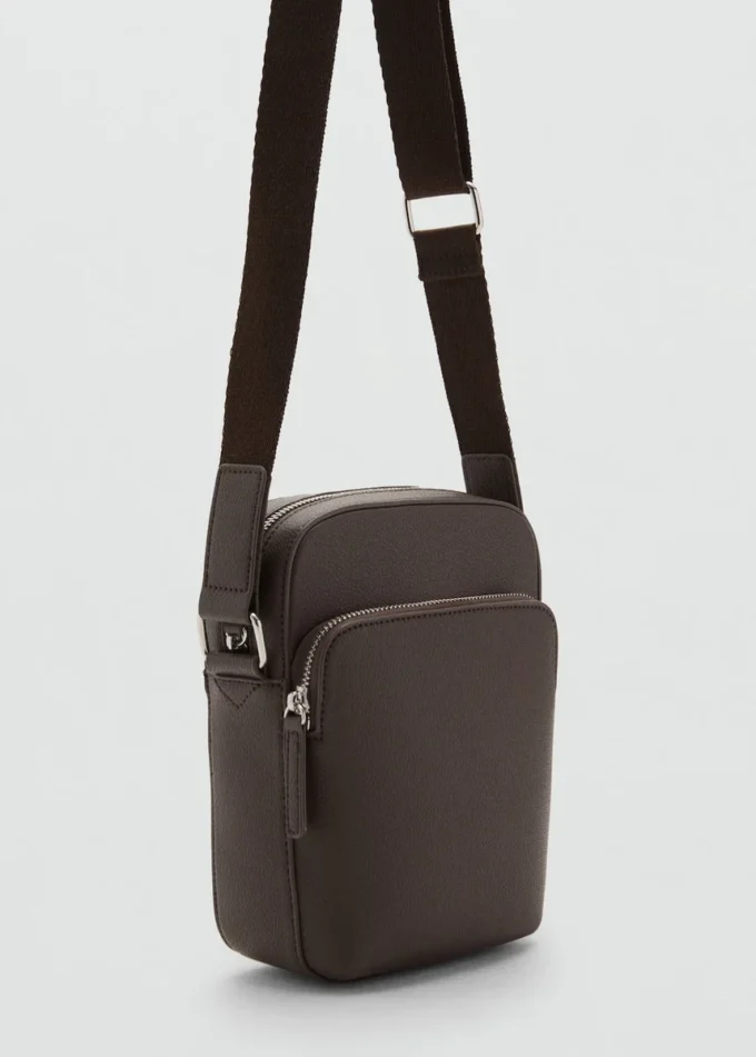 Sac à bandoulière en simili cuir verni Sac à bandoulière en simili cuir verni