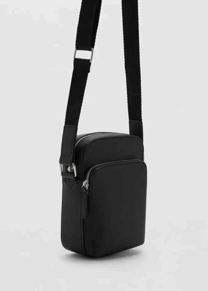 Sac à bandoulière en simili cuir verni Sac à bandoulière en simili cuir verni