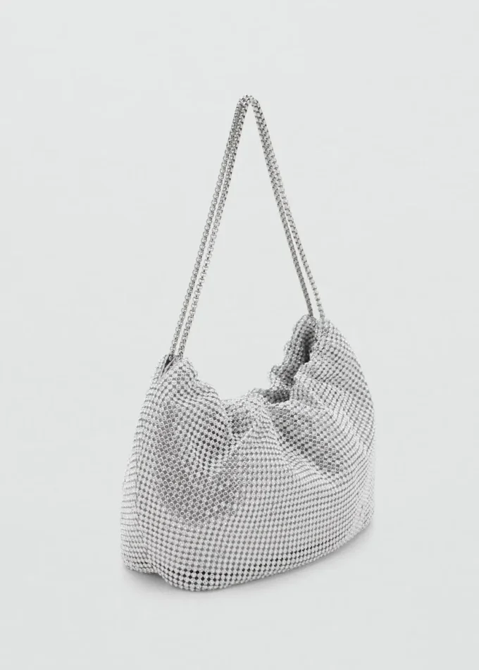 Sac à bandoulière en strass Sac à bandoulière en strass