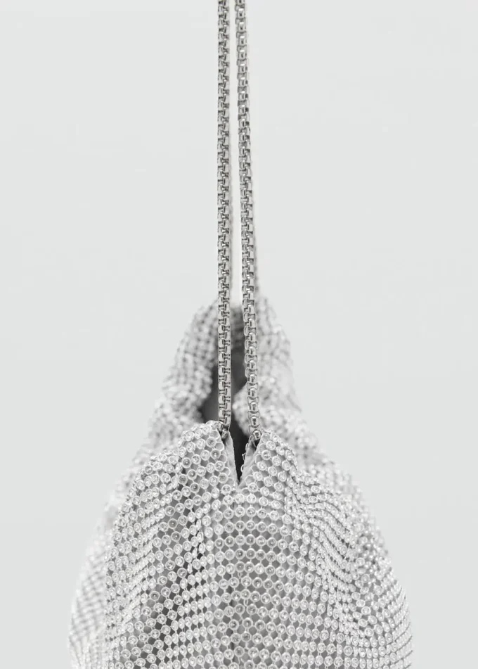 Sac à bandoulière en strass Sac à bandoulière en strass