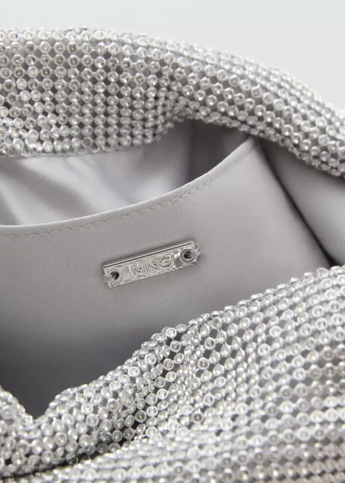 Sac à bandoulière en strass Sac à bandoulière en strass