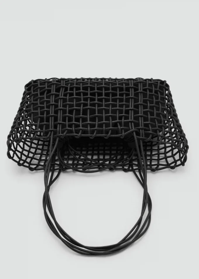 Sac à bandoulière tressé moyen Sac à bandoulière tressé moyen