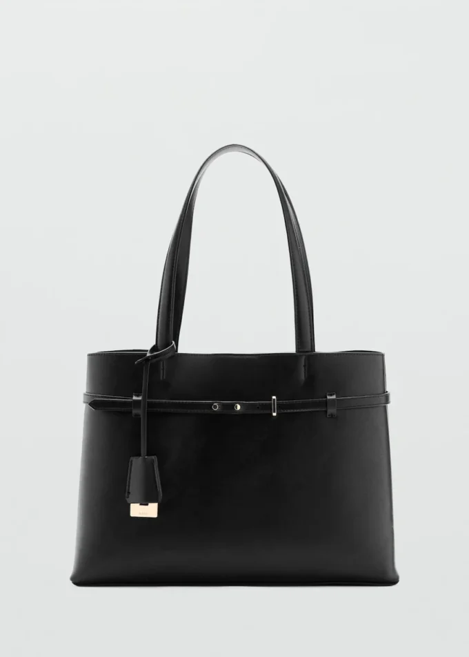 Sac cabas avec breloque
