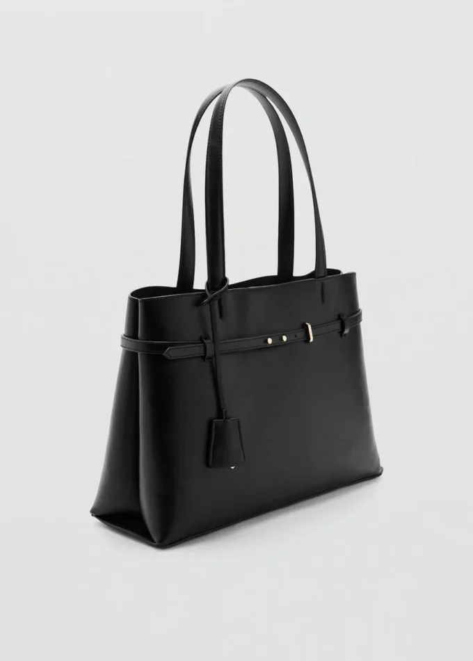 Sac cabas avec breloque