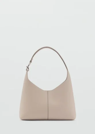 Sac cabas avec détails métalliques