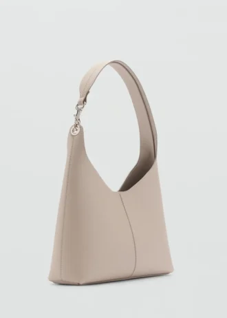 Sac cabas avec détails métalliques