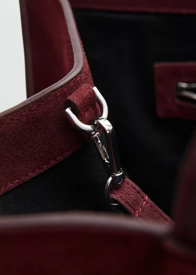 Sac cabas en cuir suédé Sac cabas en cuir suédé