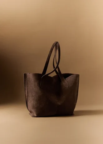 Sac cabas en daim