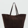 Sac cabas en daim