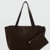 Sac cabas en daim Sac cabas en daim