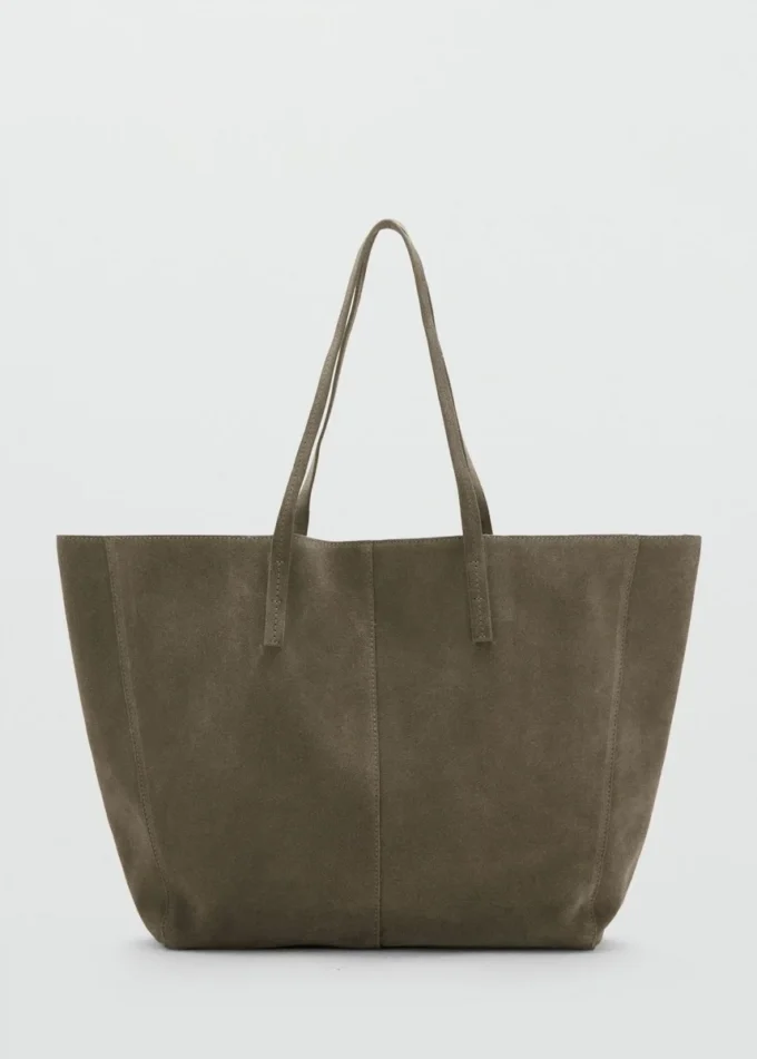 Sac cabas en daim