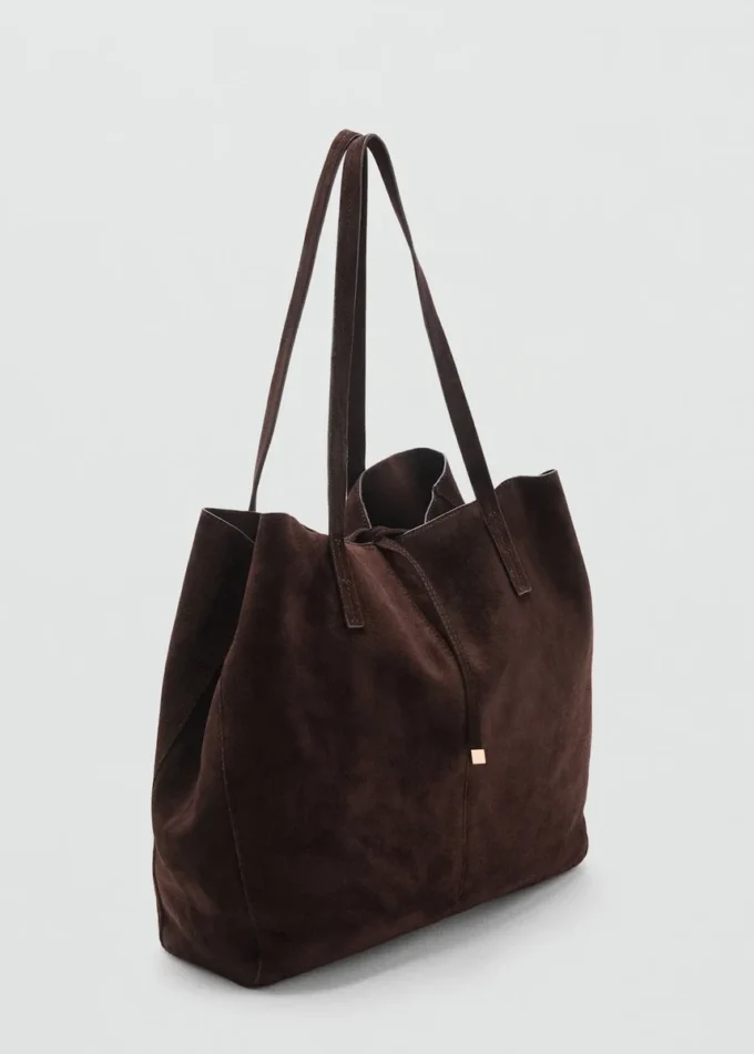 Sac cabas en daim
