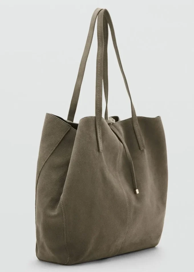 Sac cabas en daim