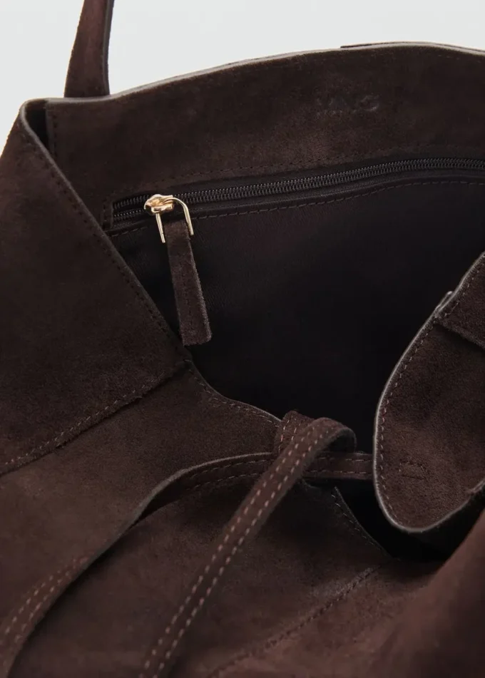 Sac cabas en daim