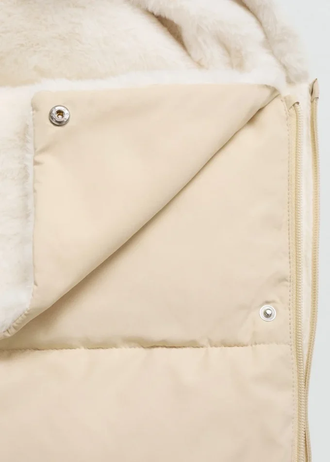 Sac de marche effet fourrure