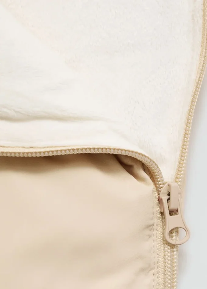 Sac de marche effet fourrure