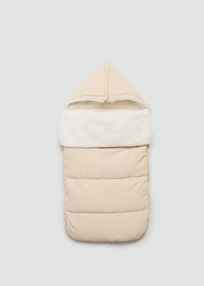 Sac de marche effet fourrure
