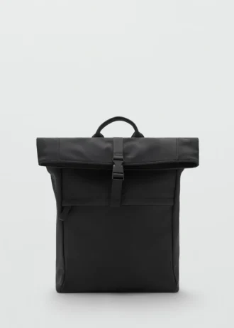 Sac à dos caoutchouté avec rabat
