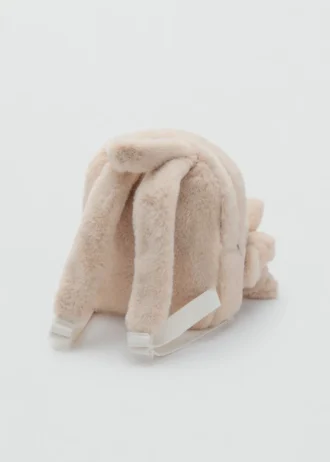 Sac à dos en fourrure de lapin
