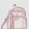 Sac à dos transparent à confettis Sac à dos transparent à confettis