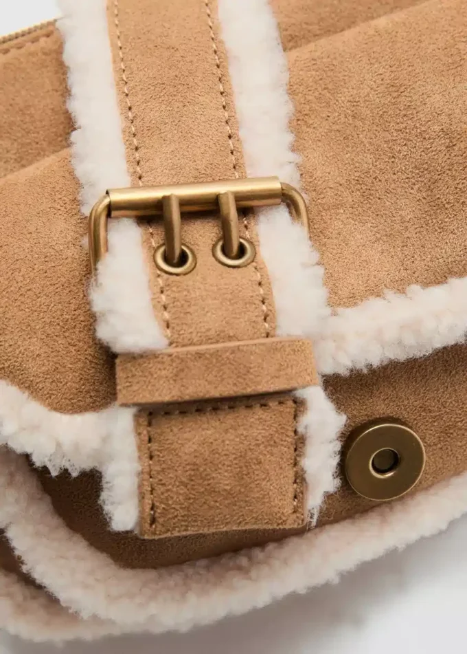 Sac effet peau de mouton Sac effet peau de mouton