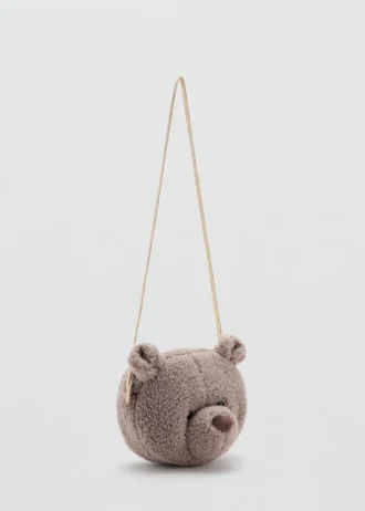 Sac effet peau de mouton ours en peluche