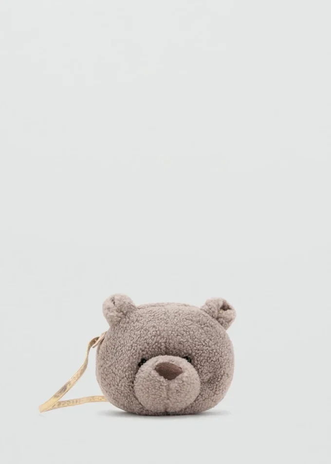 Sac effet peau de mouton ours en peluche