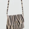 Sac en cuir imprimé animal
