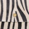 Sac en cuir imprimé animal