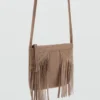 Sac à franges en cuir Sac à franges en cuir