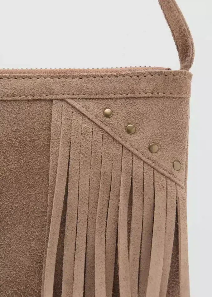 Sac à franges en cuir Sac à franges en cuir
