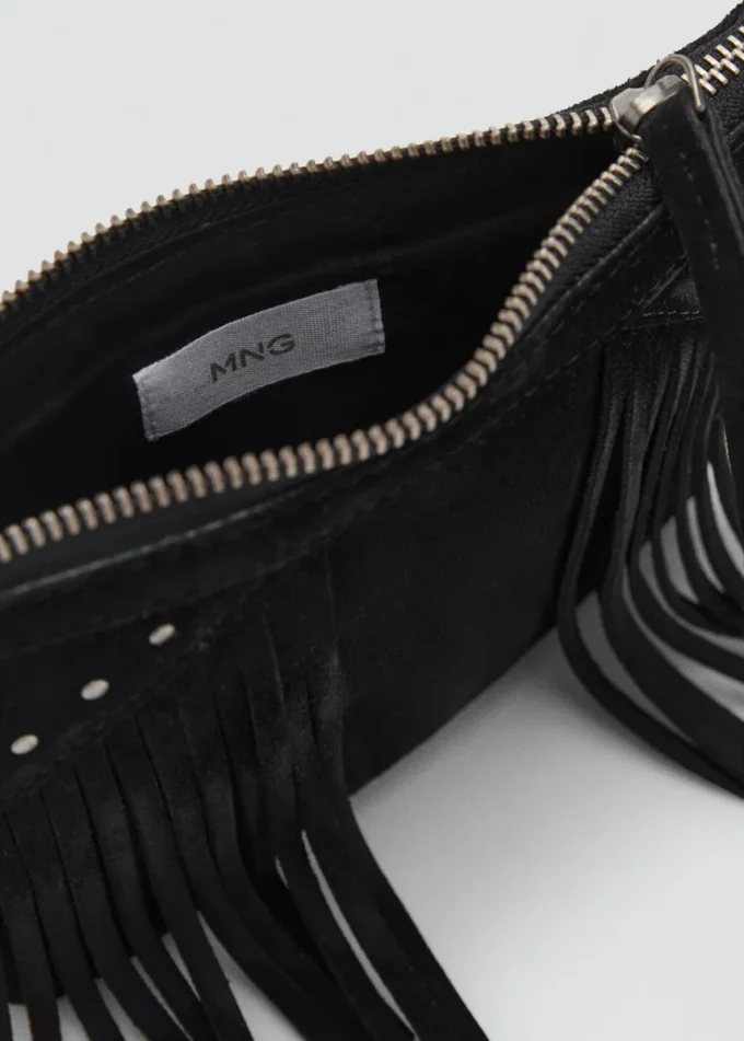 Sac à franges en cuir Sac à franges en cuir