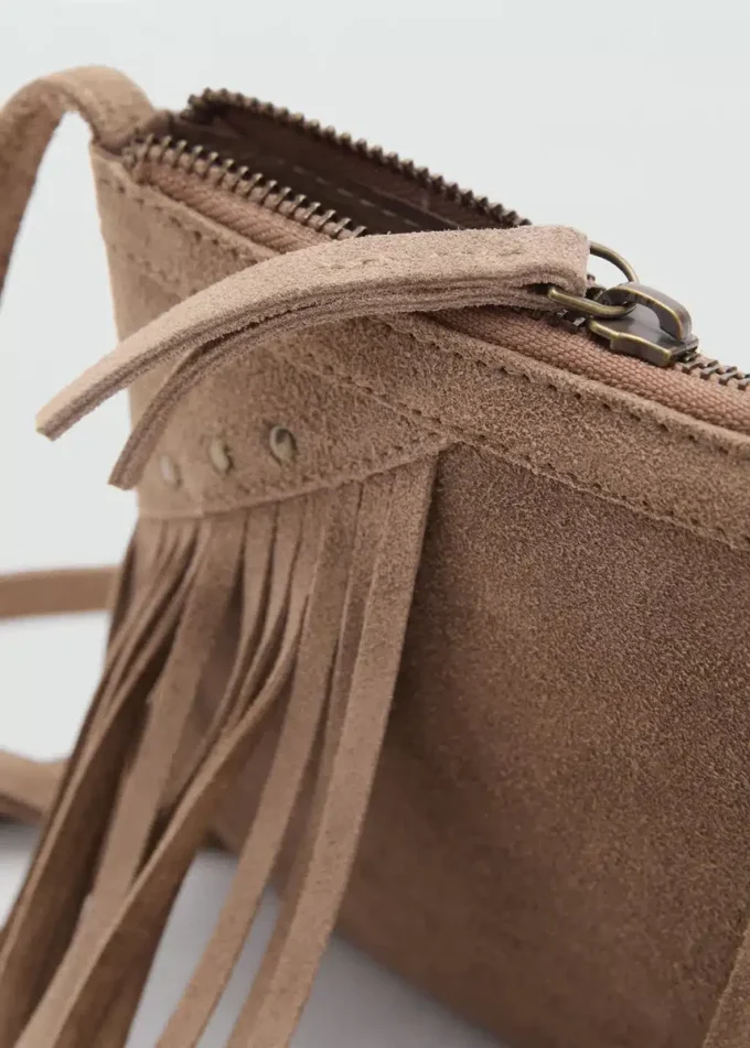 Sac à franges en cuir Sac à franges en cuir