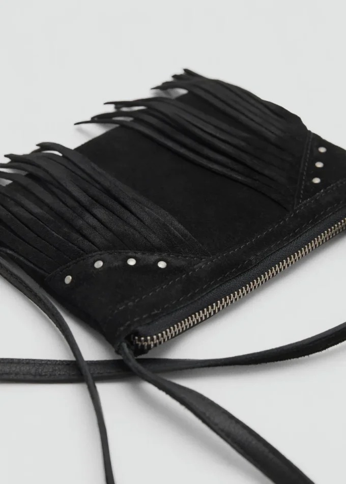 Sac à franges en cuir Sac à franges en cuir