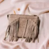 Sac à franges en cuir Sac à franges en cuir