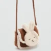 Sac lapin effet peau lainée Sac lapin effet peau lainée