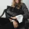 Sac à main brillant avec poignées Sac à main brillant avec poignées