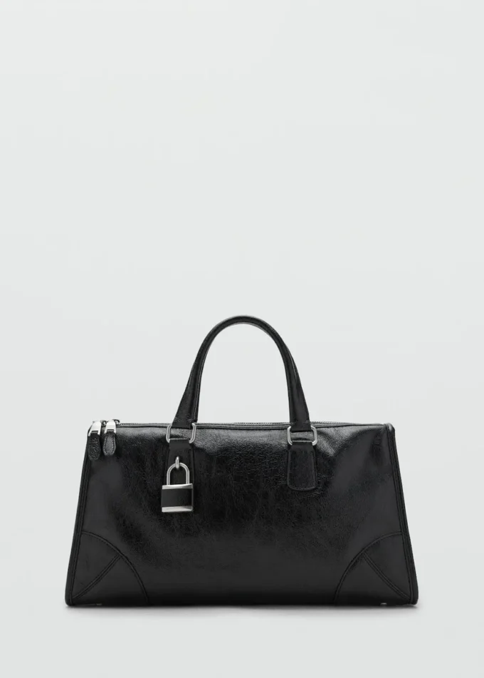 Sac à main brillant avec poignées Sac à main brillant avec poignées
